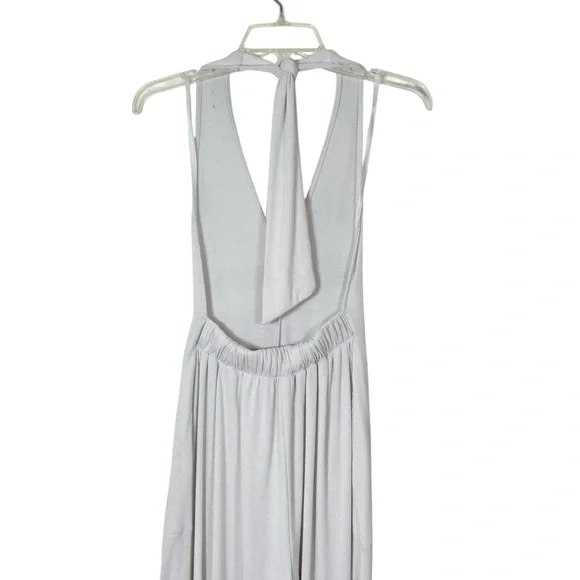 FREE PEOPLE FP BEACH Leigh Open Back One Piece Halter Wide Leg Jumpsuit Size XS - Picture 8 of 14